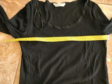 Hm tričko z jemného upletu, h&m,l
