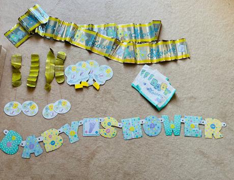Dekoračná sada na baby shower,