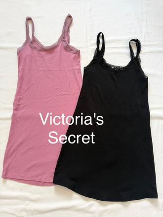 Victoria's secret 2x rebrovaná nočná košeľa / šaty, victoria's secret,m