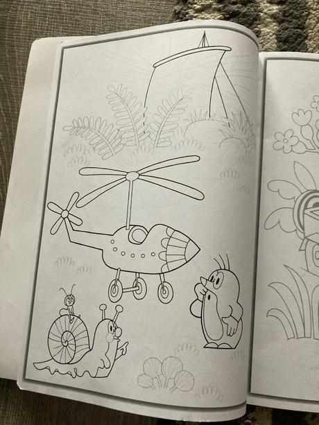 Krtek omaľovánky 3ks, 