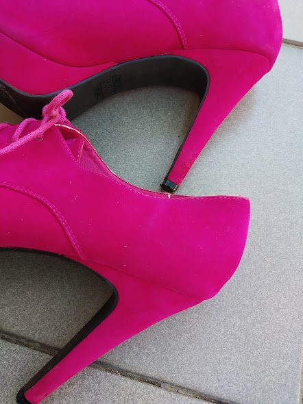 Pink šnurovačky s platformou, 40