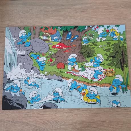 Puzzle šmolkovia,