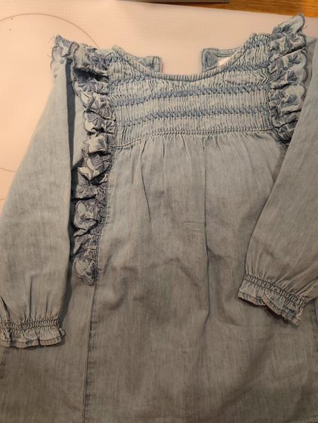 Riflové šaty pre dievčatko zara, zara,86