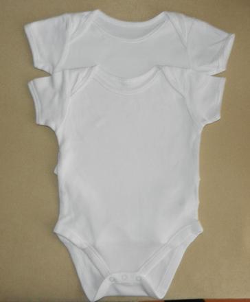Značkové biele body 2 ks, mothercare,74