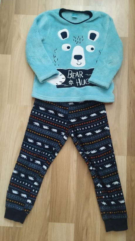 Pyžamo teplé fleece, pepco,104