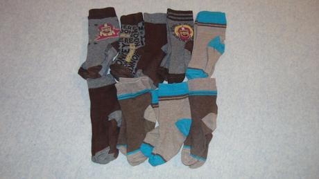 Chlapčenské ponožky 9 kusov- 23/26, 23