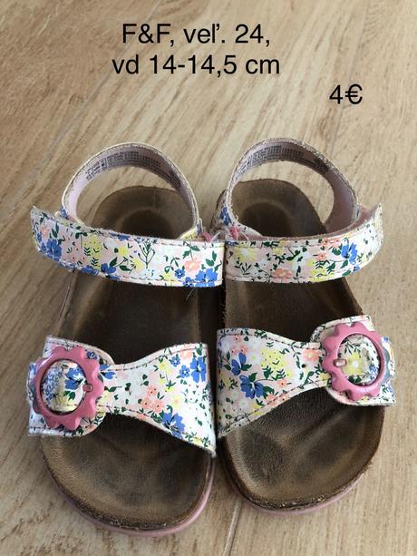Sandálky 24, f&f,24