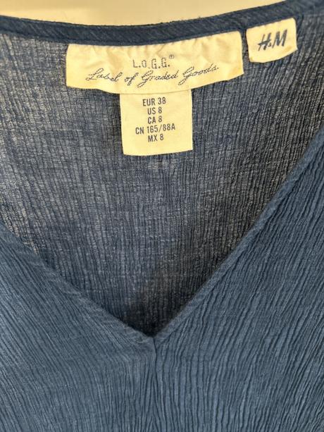Tmavomodré šaty, h&m,36