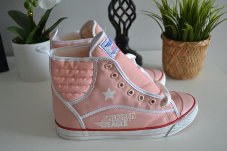 Ružové vysoké tenisky american eagle, american eagle,37