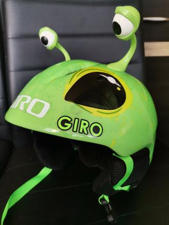 Prilba giro s tykadlami/očami, top stav, giro,xs