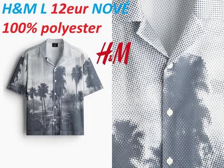Košeľa hm sivá, h&m,l