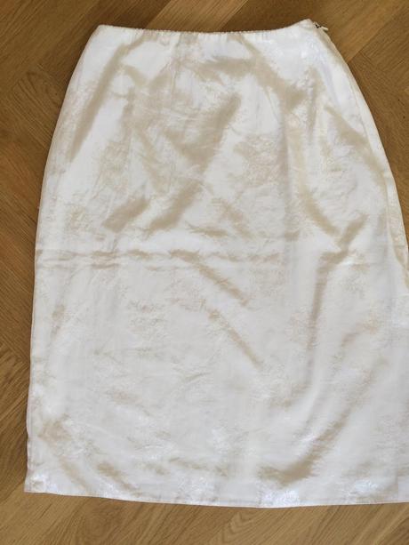 Biele 2-set sukňa + top, veľ. xs - xxs, xs