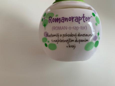 Romanoraptor -pokladníčka pre romanka, 