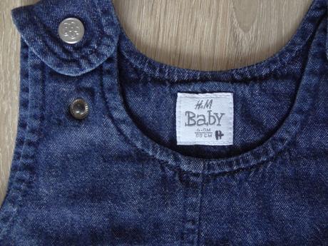 Riflové šatičky, h&m,68