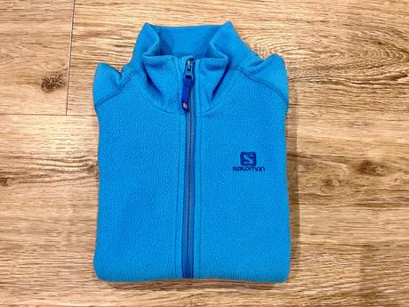 Hrubá fleece mikina salomon 10r., salomon,140