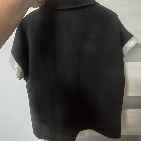 Ciernozlata bluzka hrubšia, xxl