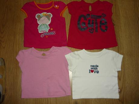 Tričká s krátkym rukávom viac kusov -68, baby,68