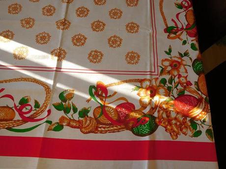 Obrus bavlnený veľkonočné vajíčka, 