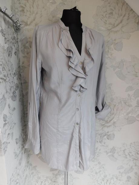 Tunika s roll-up rukavmi, h&m,38