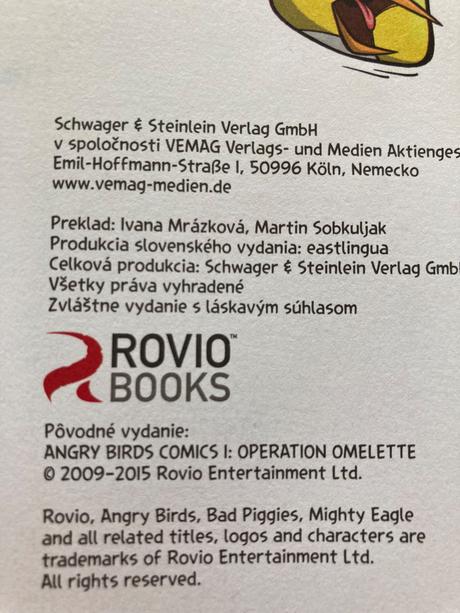 Komiks angry birds 5 dobrodružstiev,