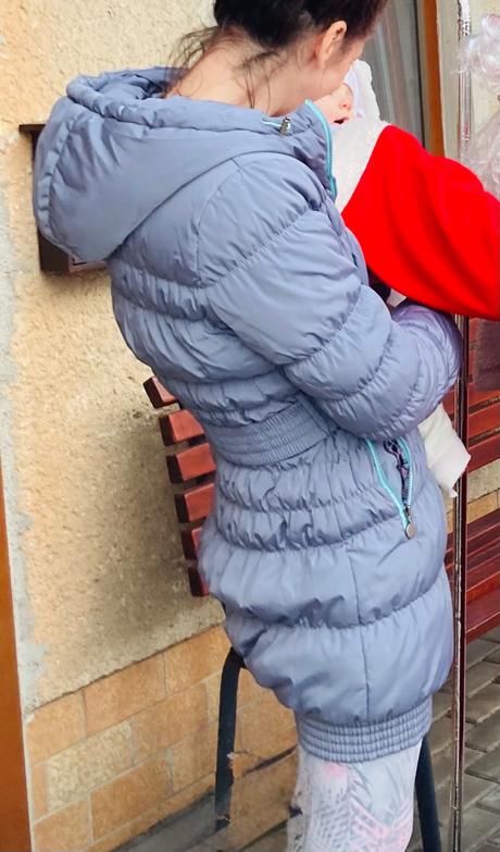 I love mum- zimná bunda na nosenie detí,