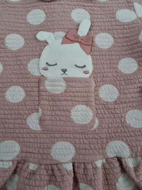 Bodkované šaty s potlačou, mayoral,74