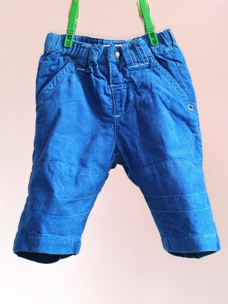 Menčestrové dvojvrstvové nohavice, name it,56