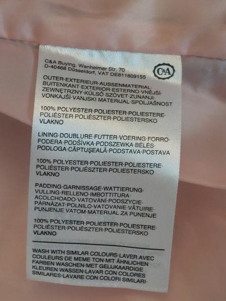 Dievčenská vesta, c&a,140