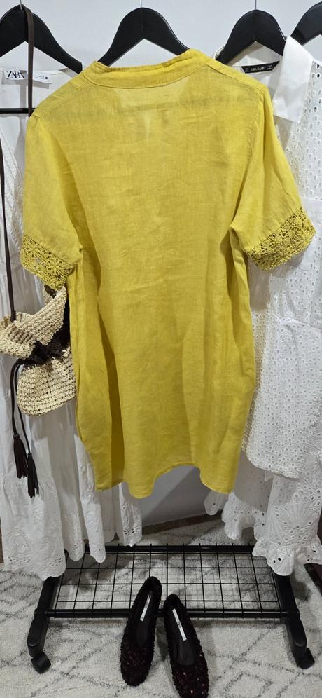 Ľanové šaty italy, m