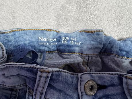 Pohodlné rifle, denim,164