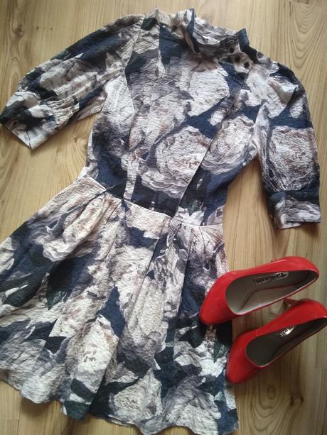 Kvetinové šaty h&m, h&m,xs