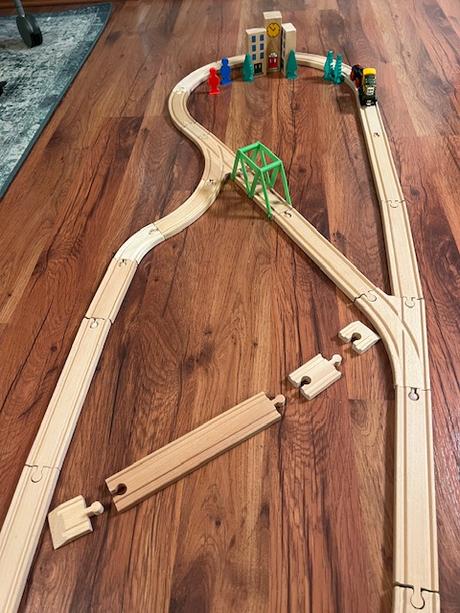 Brio sada kolajnic aj s vyhybkami, 