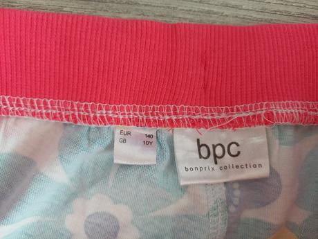 Kvetované široké nohavice, bonprix,140