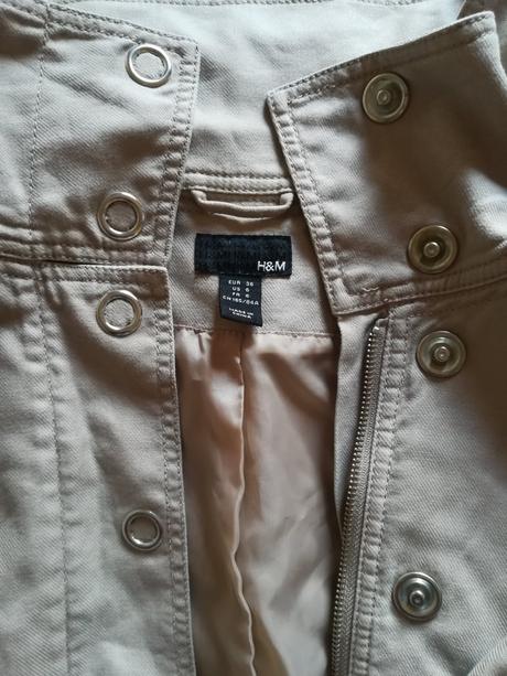 Jarný /jesenný kabát, h&m,36