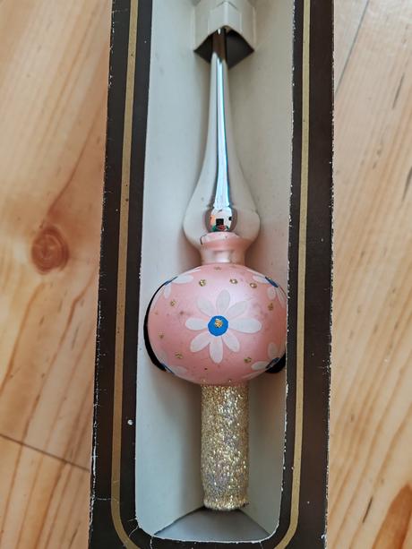 Retro špic na vianočný stromček, 