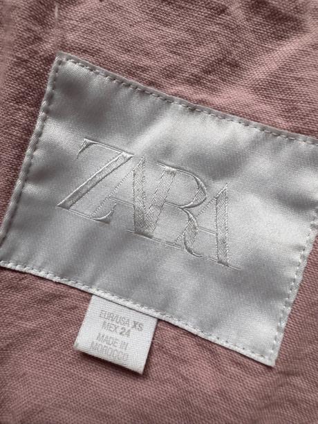 Zara - ružová krátky baloňák, zara,xs