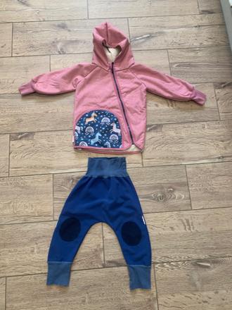 Vimba softshellová bunda a nohavice 98/104, 104