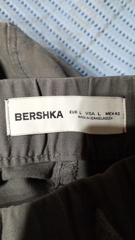 Panske cargo nohavice l, bershka,l