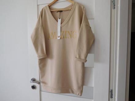 Šaty trikotové ležérne 38, bavlnené, 38