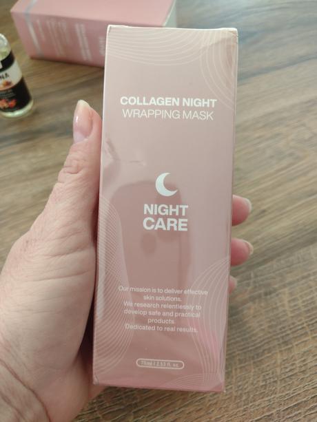 Collagen night mask dvakrát + ďalšie produkty,