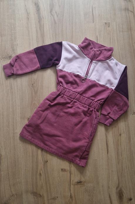 Teplákové hrubšie šaty 116, 110