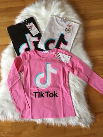 Dievčenské tričko tik tok - viac veľkostí., 140