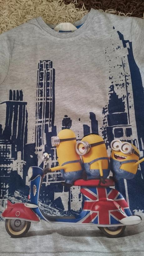 Minions tričko 122/128, h&m,122