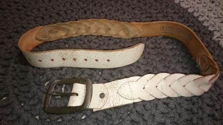 Kožený opasek wildskin, délka 95cm,