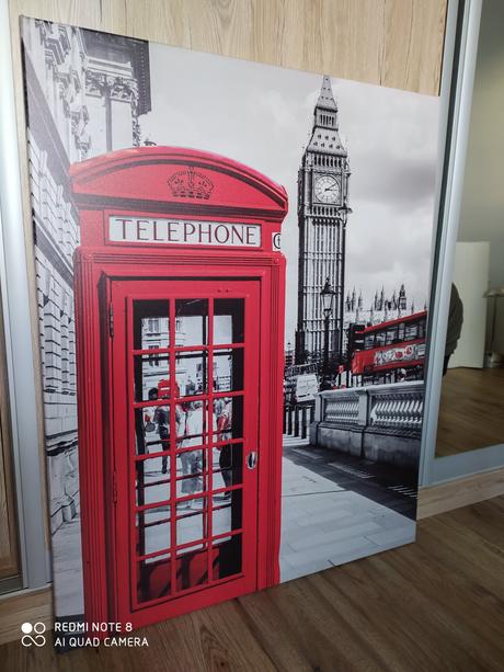 Veľký obraz londýnska telefónna búdka, 