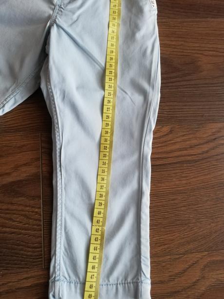 Bledomodre nohavice, h&m,92