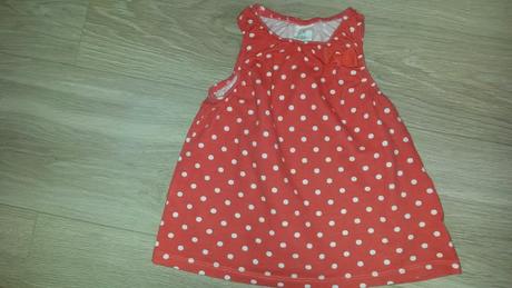 Bodkované tričko bez rukávov, f&f,86