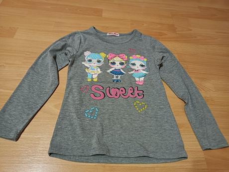 Dievčenské tričko s dlhým rukávom, 152
