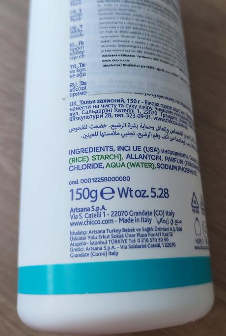 Púder s ryžovým škrobom 150 g, 