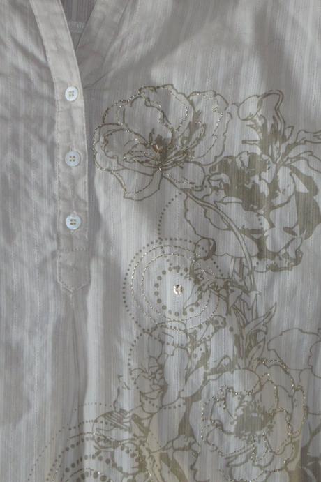 2x predĺžená blúzka - veľ.40 - m/l - čierna+béžová, promod,40